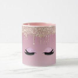 Caneca Pink Glitter Drivers Coffee Mug - Sparkle e Style