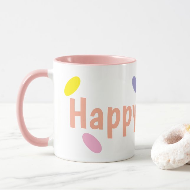 Caneca Pink Happy Bunny  (Com Donut)