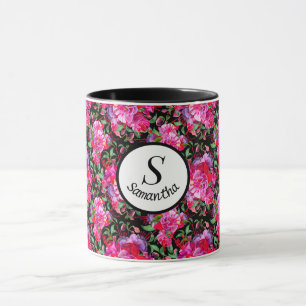 Caneca Pink Personalizado E Sangue De Fúcsia Com Cor De Á