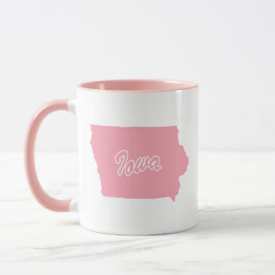 Caneca Pink State Shape Mug