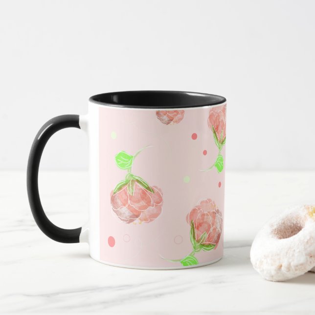 Caneca Pink Waltz (Com Donut)