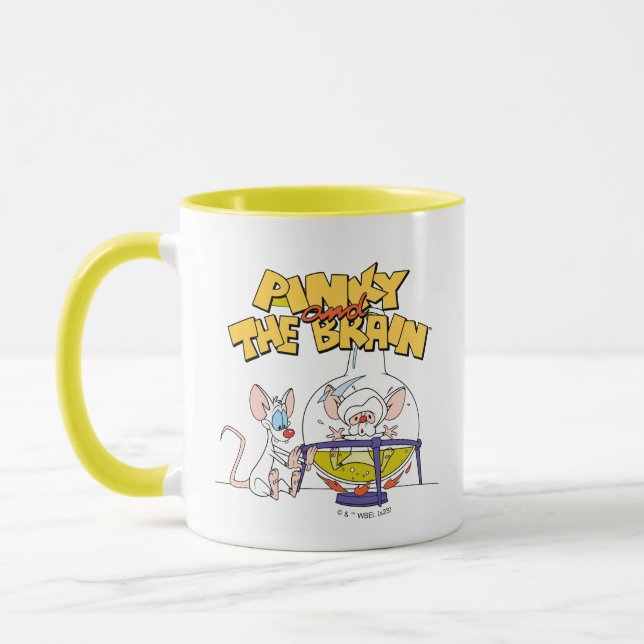 Caneca Pinky e o Cérebro | Ciências laboratoriais (Esquerda)