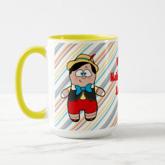 Caneca Pinocchio Amarelo