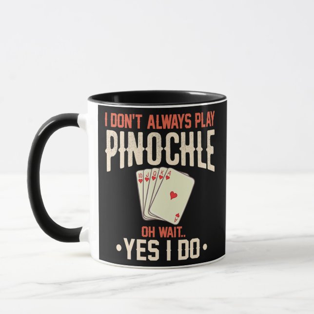 Caneca Pinochle Game Rules Cards Double Deck Points (Esquerda)