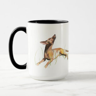 Caneca Pinscher Miniatura, Café da Mamãe de Cachor