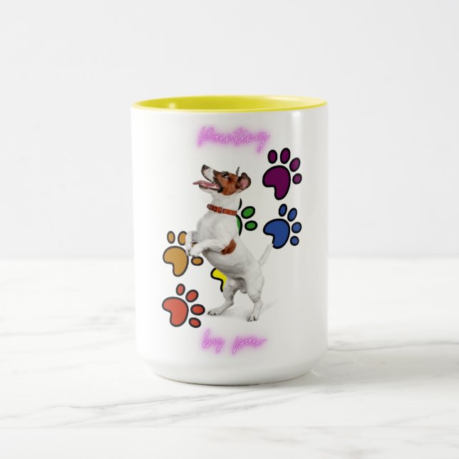 CANECA "PINTAR POR PAW' COMBINOU DOIS MUG TONED. (Centro)
