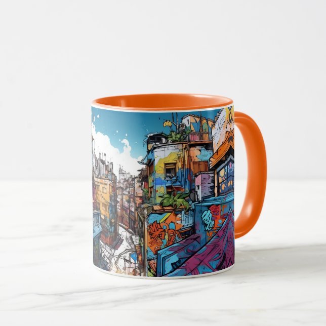 Caneca Pinte a cidade (Frente Esquerda)