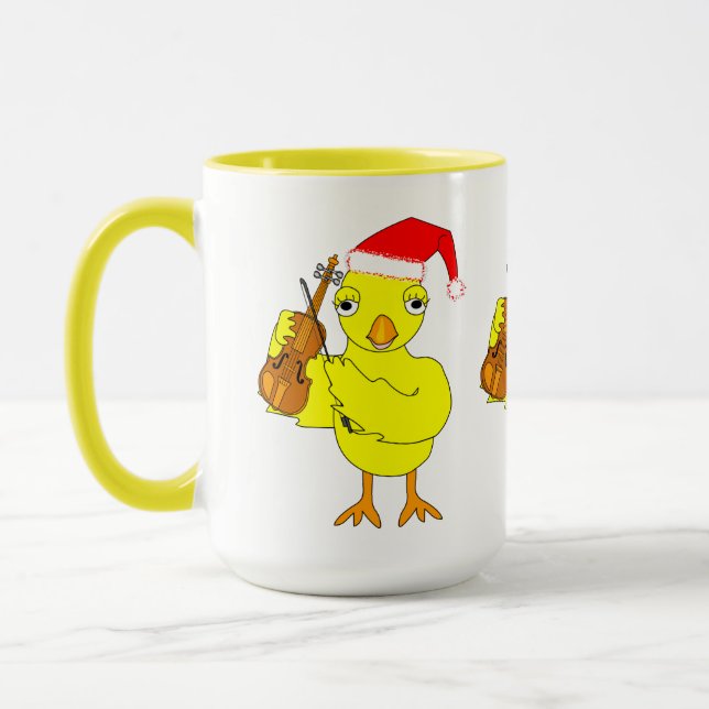 Caneca Pintinho de violação do Boné papai noel (Esquerda)