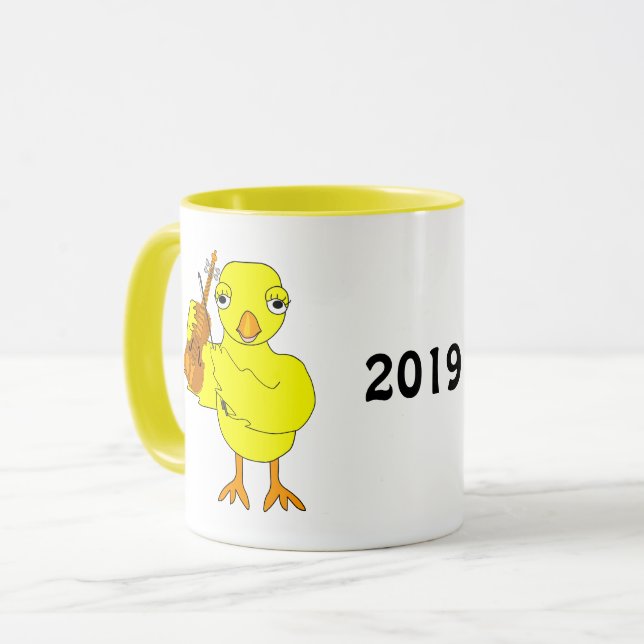 Caneca Pintinho de Violino (Frente Esquerda)