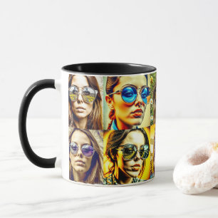 Caneca Pintinhos legal na Arte AI