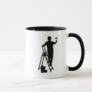Caneca Pintor da Casa Silhouette Mug