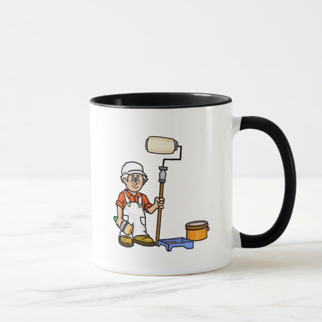 Caneca Pintor profissional masculino mais velho (Direita)