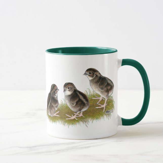 Caneca Pintos de Codorniz Coturnix (Direita)