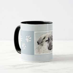 Caneca Pintura Anatoliana Shepherd - Arte Original para C