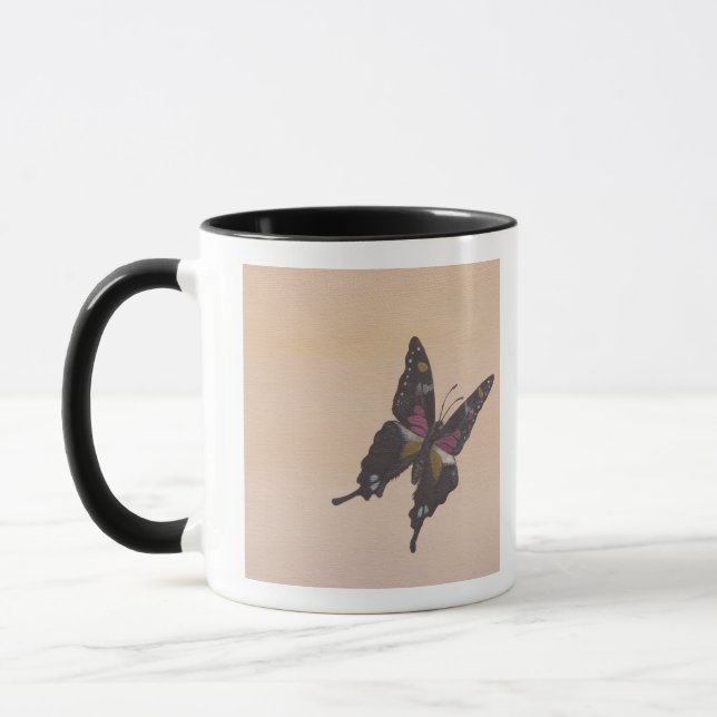 Caneca Pintura da borboleta do swallowtail (Esquerda)