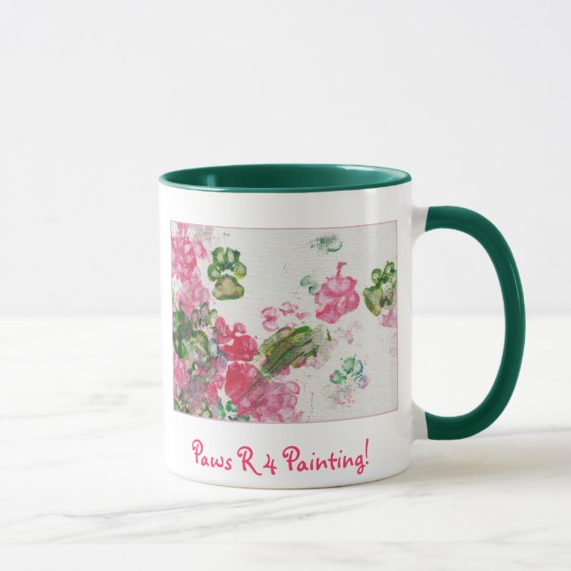 Caneca Pintura das patas R 4! (Caneca) (Direita)