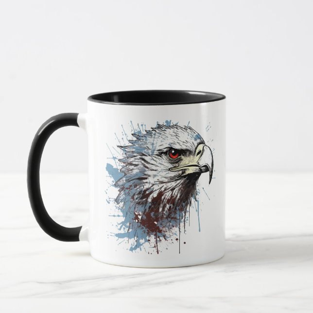 Caneca Pintura de águia (Esquerda)