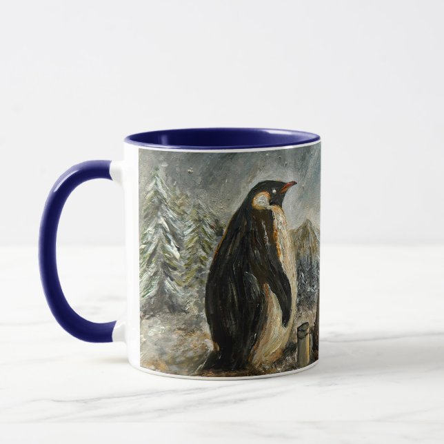 Caneca Pintura de Animais Aurora Caprichosa Persistente (Esquerda)