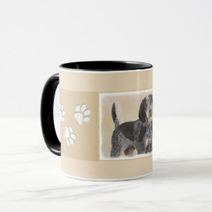 Caneca Pintura de Conhound Bluetick - Ar Cachorro Origina