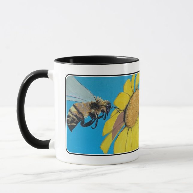Caneca Pintura de dança de jardim em um (Esquerda)