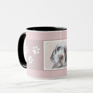 Caneca Pintura de Griffon por Cabeireiros - Arte Canina