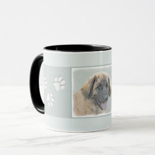 Caneca Pintura de Leonberger - Arte de Cão Original Boni