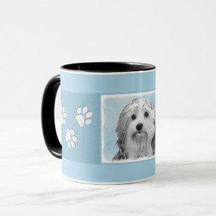 Caneca Pintura De Lowchen - Arte De Cachorro Original Cus