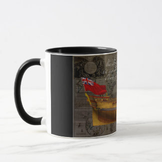 Caneca Pintura de Perfil do Navio Jersey