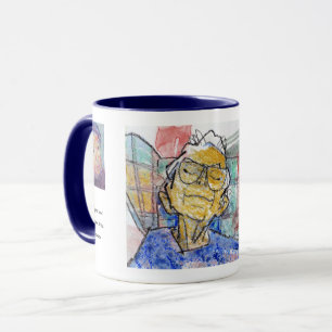 Caneca Pintura Descansando Seus Olhos / Artista Larry Ler