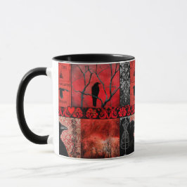 Caneca Pintura Do Vermelho Da Cidade