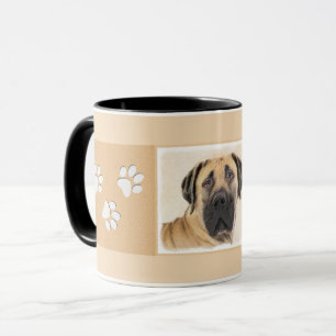 Caneca Pintura em Boerboel - Arte Cachorra Original