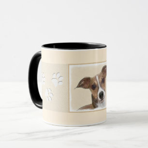 Caneca Pintura em Greyhound Italiano - Arte de Cachorro O
