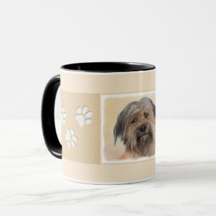 Caneca Pintura em Pastor Pirenéus - Arte Cachorro Origina