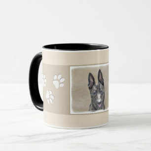 Caneca Pintura Holandesa de Pastores - Arte Cão Original