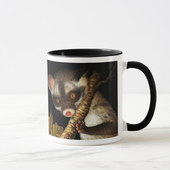Caneca Pintura realística do gato de Civet (Direita)