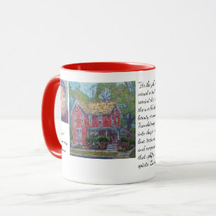 Caneca Pintura Red Beauty / Artista Larry Lerew