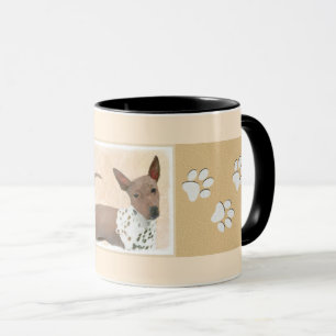 Caneca Pintura Terrier sem cabelos americana - Arte canin