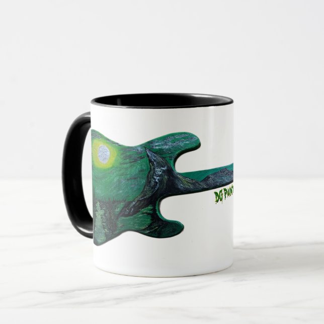 Caneca Pinturas DG Geen Valley Guitarra (Frente Esquerda)