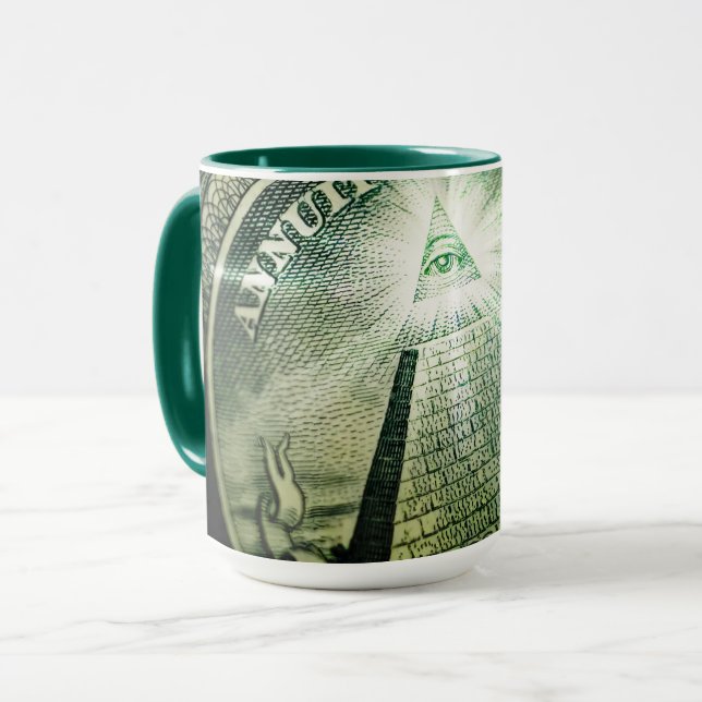 Caneca Pirâmide Money "Olho de Providência" (Frente Esquerda)