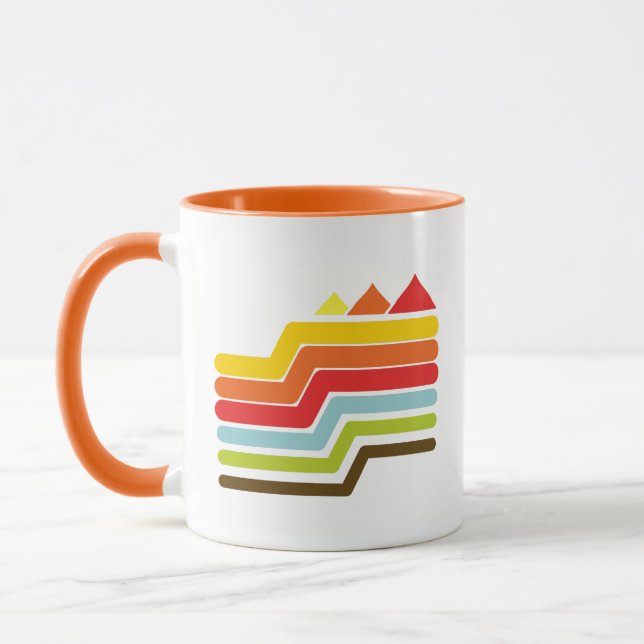 Caneca Pirâmides Retro (Esquerda)