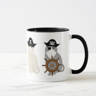 Caneca Pirata de Gato