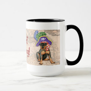 Caneca Pirata Miniatura Pinscher