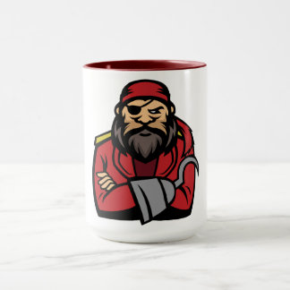 Caneca Pirata Negosa - Mascote Pirata Fúria e Misquiosa
