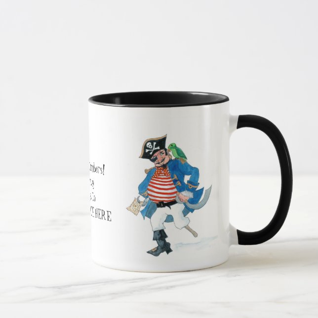 Caneca Pirata Personalizável (Direita)