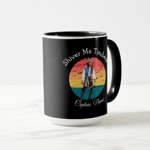 Caneca Piratas do Partido Azul da Cor da Água do Sol