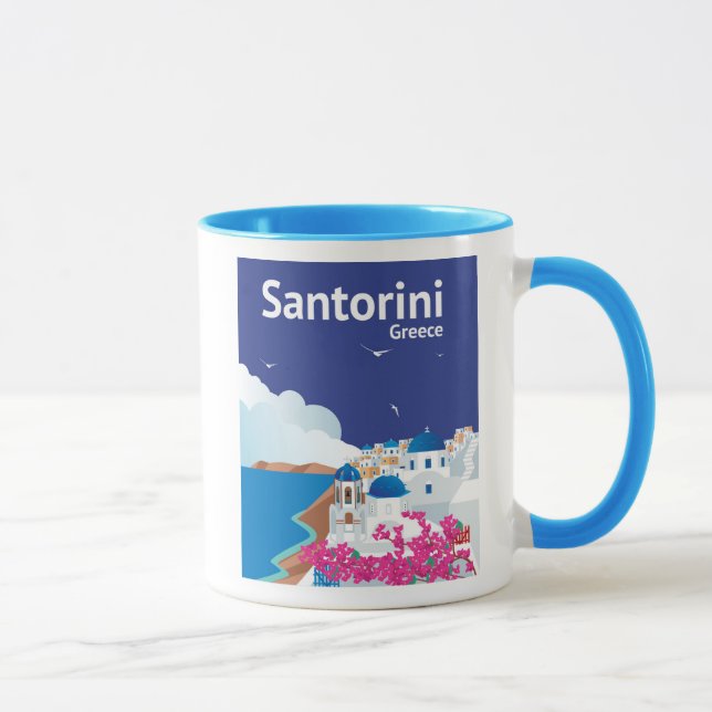 Caneca Piscina de Santorini (Direita)
