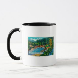 Caneca Piscina gigantesca no solenóide Duc Hot Springs