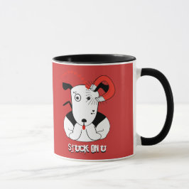 Caneca Pit Bull Lover Petey Lover Bull Terrier Preso em U