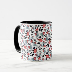 Caneca Pit Touro-Pimenta-Americana Pet Puppy Cão