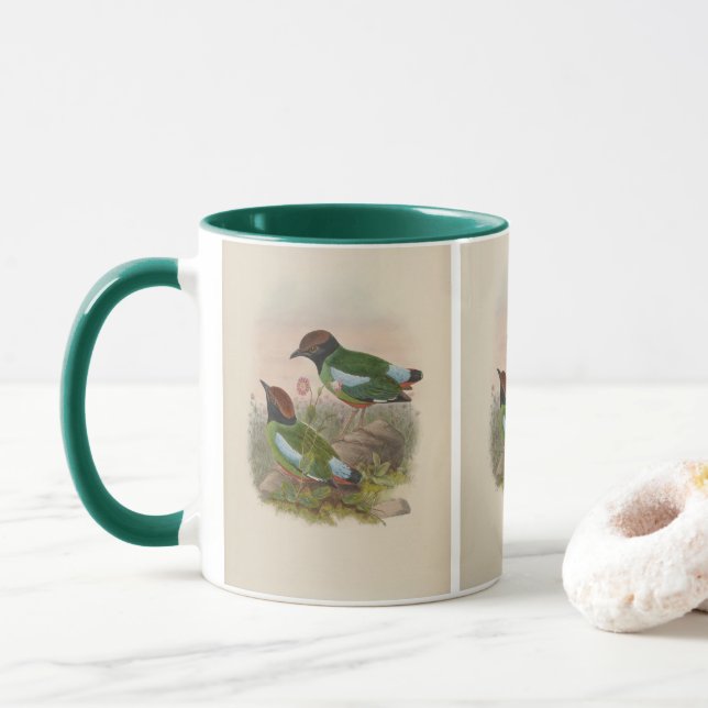 Caneca Pitta-encapuzada por John Gould (Com Donut)
